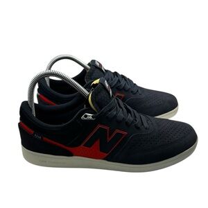 New Balance Numeric 508 Skate Shoes Mens 8 Navy Red Suede Low Top NWOT